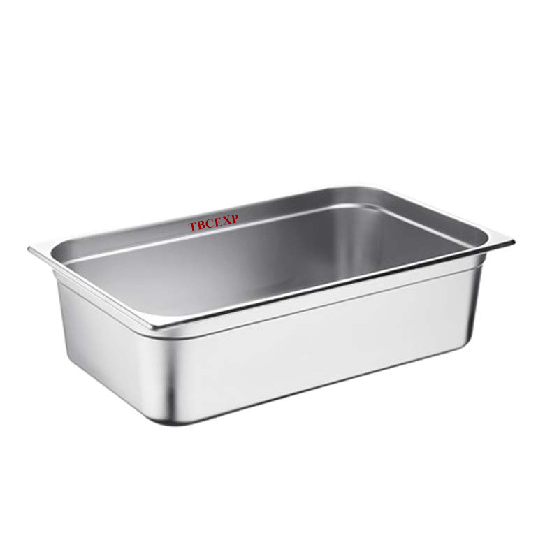 1/1 Size 15 cm Deep Anti Jam Stainless Steel Steam Table Hotel Pan 372113#